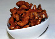 nueces fritas con miel