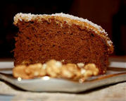 tarta de chocolate y miel